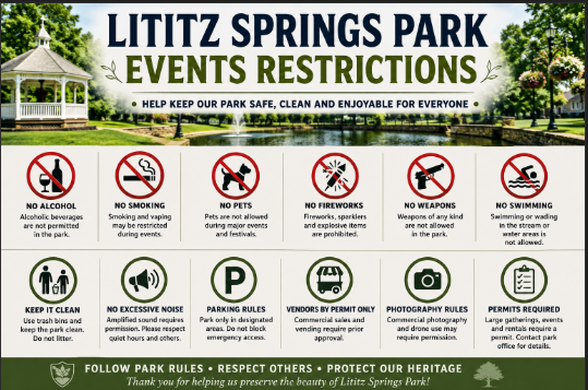Lititz Springs Park Events Restrictions Complete Guide